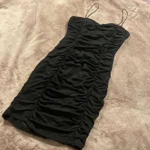 Princess Polly Black Mesh Mini Dress SZ 6 AUS/ 4 US